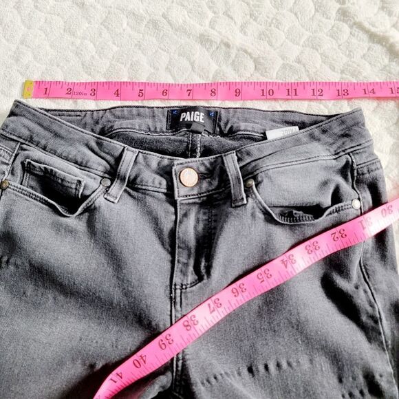 Paige Verdugo Ankle skinny jean smoked grey jegging gray 28 6 stitch fix - Picture 10 of 10